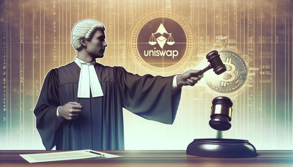 The Uniswap Judge Refers to Ether as a Product in the Dismissal Order.