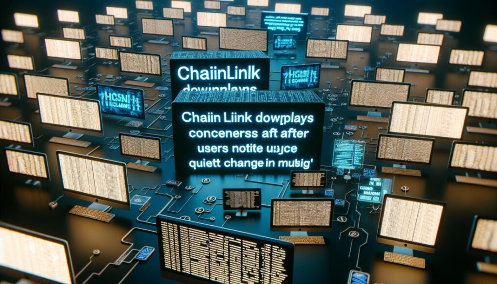 Chainlink Downplays Concerns After Users Notice Quiet Change in Multisig