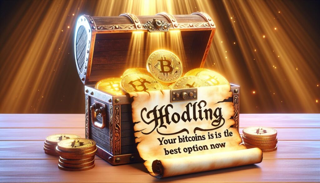 Bitcoin: Why Hodling Your Bitcoins Is the Best Option Right Now