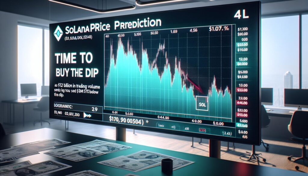 Solana Price Prediction as $12 Billion in Trading Volume Sends SOL Below $170. Time to Buy the Dip