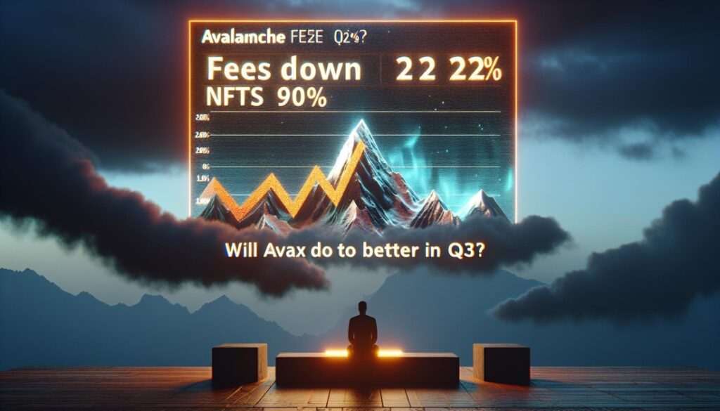 Avalanche’s Q2 Report: Fees Down 22% and NFTs Down 90%. Will AVAX Do Better in Q3?