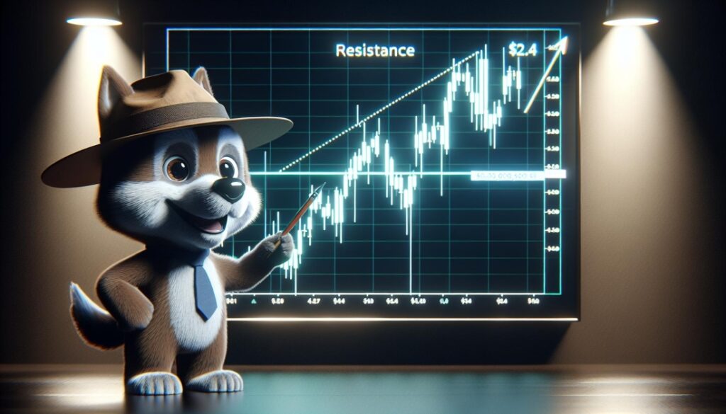 Dogwifhat Gives Bullish Signals: Why Resistance at $2.4 Is Important for WIF