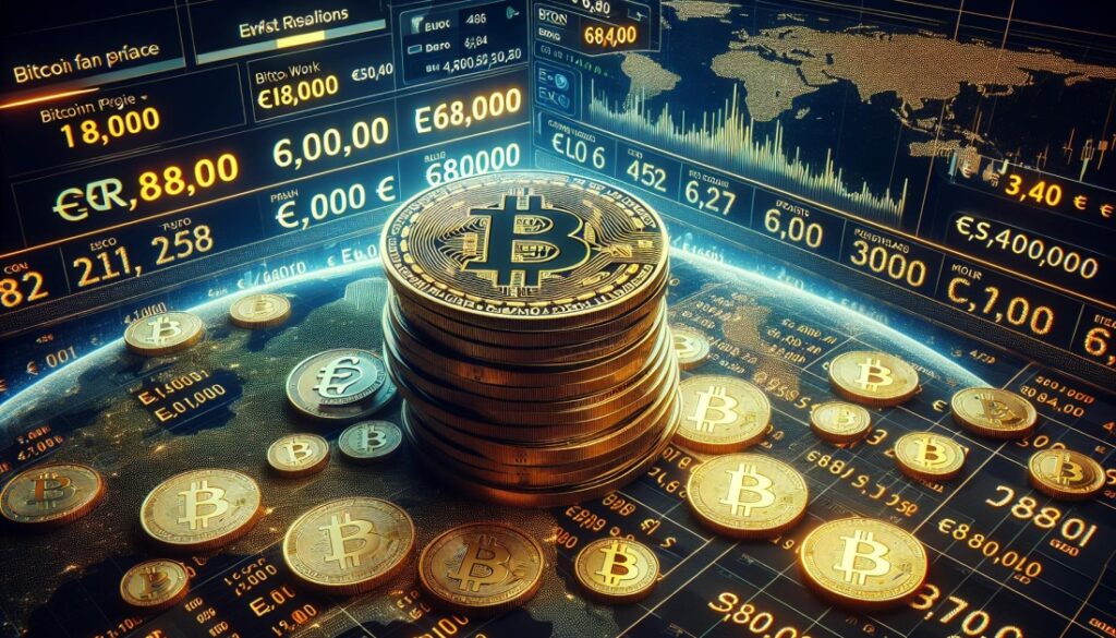 Bitcoin Price Reaches New All-Time High Against the Euro and Exceeds EUR 68,000 for the First Time