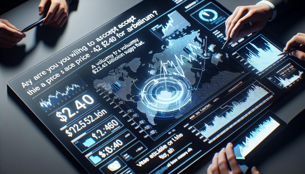 Are You Willing to Accept a Price of $2.40 for Arbitrum? A Volume of $21.45 Billion Suggests That